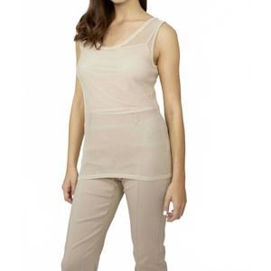 NEW FRANK LYMAN casual sleeveless cami in beige